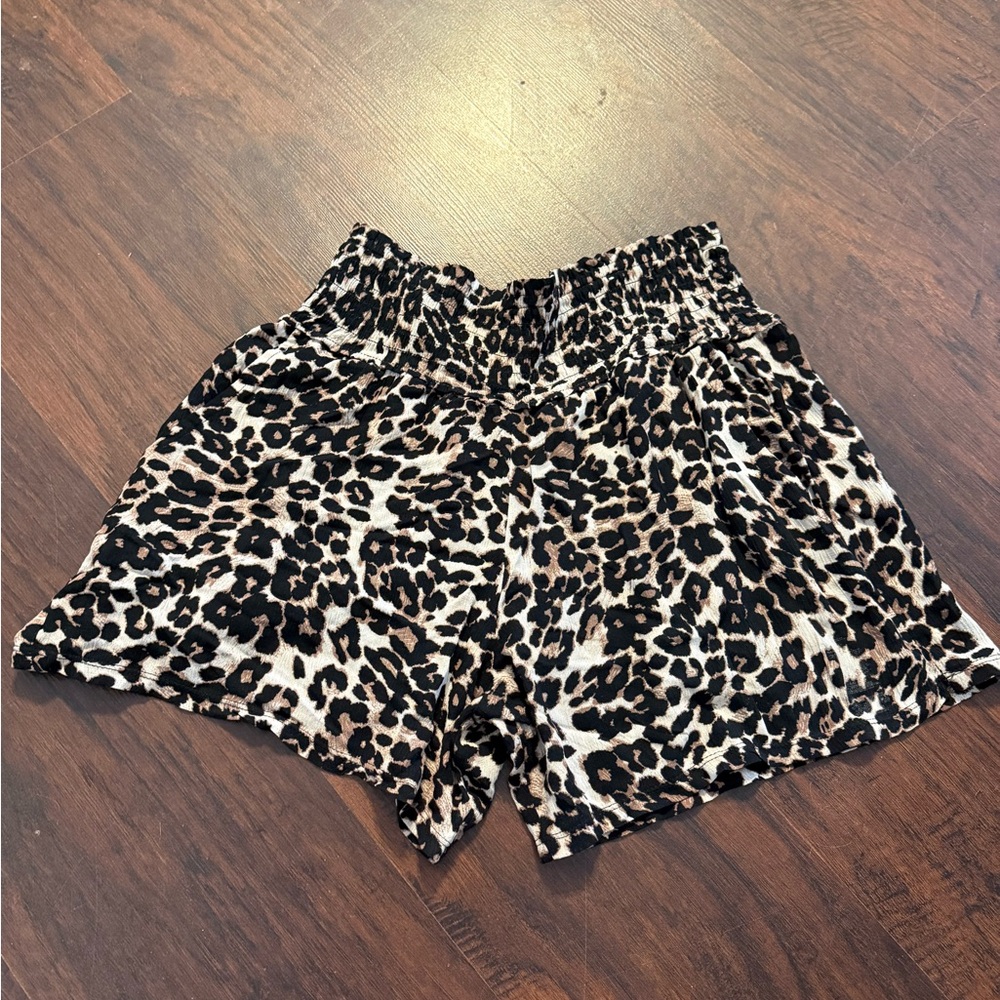 Leopard Print Women's Shorts
